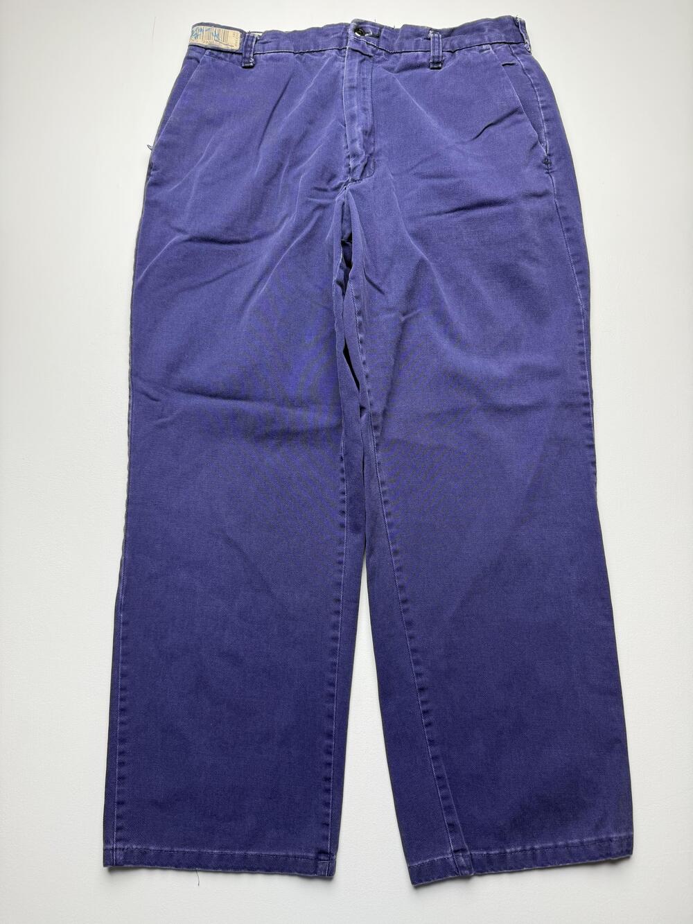 Bulwark FR Pants Mens 33 Purple Flame Resistant Chino Canvas Workwear